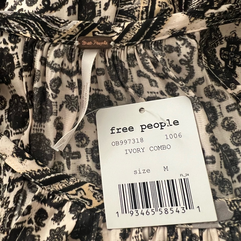 Free People Mid Summers Day Printed Halter Tunic Dress NWT - Picture 6 of 7
